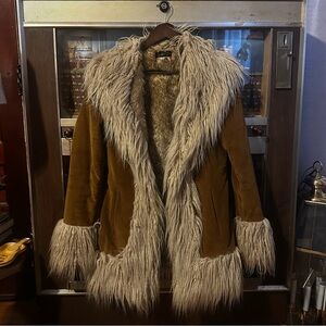 Superdry Faux Fur Lined Afghan/Penny Lane Coat